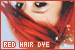  Hair dye: red
